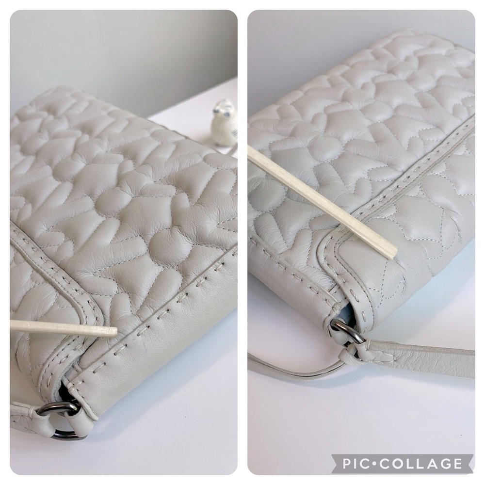 Henry Beguelin Italian Leather Crossbody / Color Chalk €440/$594 - Picture 17 of 17